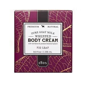 Beekman 1802 Pure Goat Milk Whipped Body Cream Fig Leaf‎ 8-fl oz